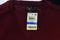 New Club Room Men's Sleeveless V-Neck Red Regular Fit Rib Trim Vest Sweater XL - evorr.com