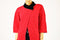 JM Collection Womens Wool Red Cross Over Velvet-Trim Cardigan Shrug Top Petite L