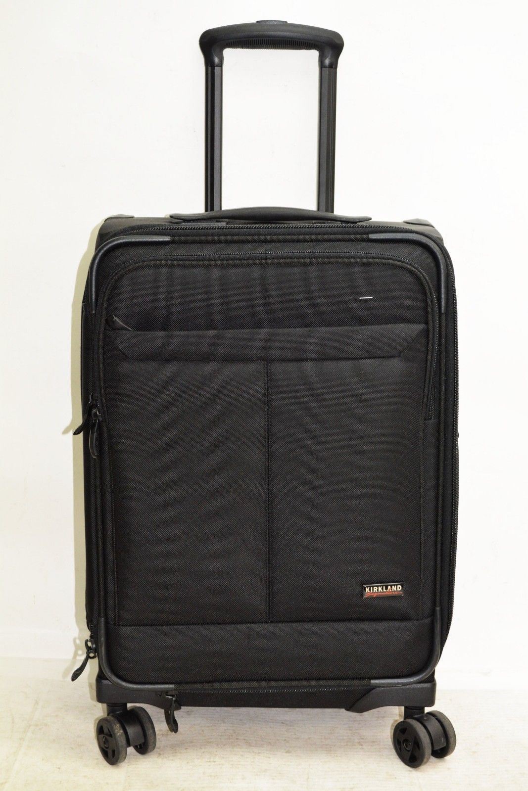 Kirkland Signature Softside 22 Spinner Carry On Luggage Black evorr