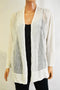 Charter Club Plus Size Pointelle-Knit Front Open Cardigan Top Off White  1X