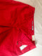 $89 New Charter Club Womens Newport Slim Leg Capri Cropped Pants Orange Size 16P
