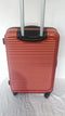 $360 Travel Select Savannah 24" Hard side Spinner Luggage Suitcase Orange Bag