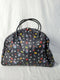 New Nicole Miller Wheeled Weekender Duffel 22" carry on Bag Black Printed