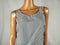 Lucky Brand Women's Sleeveless Black Striped Scoop Neck Peplum Blouse Top Size S - evorr.com