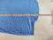 JM Collection Women's Scoop Neck Short Sleeve Solid Stretch Blue Tunic Blouse L - evorr.com