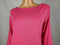 New Karen Scott Women's 3/4 Sleeve Studded Boat-Neck Pink Blouse Top Plus 1X - evorr.com