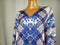 Style&Co Women Long Sleeve Blue Paids Button Front Tie Front Blouse Top Plus 2X - evorr.com