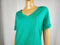 Style&Co Women's Cuffed Short Sleeve Green V-Neck Pocket Tee Blouse Top Plus 3X - evorr.com