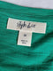 Style&Co Women's Cuffed Short Sleeve Green V-Neck Pocket Tee Blouse Top Plus 3X - evorr.com