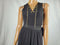 $158 New Michael Kors Black Stretch Belted Maxi Dress Chain Neck Size Petite P - evorr.com