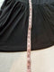 $158 New Michael Kors Black Stretch Belted Maxi Dress Chain Neck Size Petite P - evorr.com