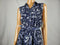 $99 Charter Club Womens Sleeveless Henley Flared Belted Printed Dress Petite 8P - evorr.com