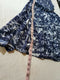 $99 Charter Club Womens Sleeveless Henley Flared Belted Printed Dress Petite 8P - evorr.com