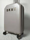 $225 New DKNY Allure 20" Hard Shell Spinner Suitcase Luggage Carry On Gray