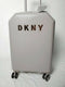 $225 New DKNY Allure 20" Hard Shell Spinner Suitcase Luggage Carry On Gray