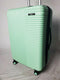 $240 Traveler Club Luggage Basette 24" Mint Green Luggage Suitcase Spinner Wheel