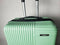 $240 Traveler Club Luggage Basette 24" Mint Green Luggage Suitcase Spinner Wheel