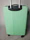 $240 Traveler Club Luggage Basette 24" Mint Green Luggage Suitcase Spinner Wheel