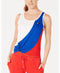 New TOMMY HILFIGER Sport Women Knotted Colorblock Sleeveless Knit Top  Blouse XL - evorr.com