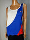 New TOMMY HILFIGER Sport Women Knotted Colorblock Sleeveless Knit Top  Blouse XL - evorr.com