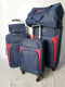 Nautica Oceanview 5 PC Luggage Set Spinner Suitcase Blue Softcase