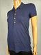 New Lauren Ralph Lauren Women's Blue Collared Polo Blouse Top Size Petite S - evorr.com