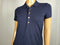 New Lauren Ralph Lauren Women's Blue Collared Polo Blouse Top Size Petite S - evorr.com