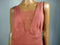 New Free People Women Sleeveless Knit Top Mesh Inset Cotton Blouse Top Pink L - evorr.com