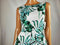 Taylor Women Ivory Green Digital Print Sleeveless A-line Pockets Lined Dress 6 - evorr.com