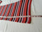 New Bar III Women Red Striped Stretch Tunic Dress Elbow Sleeve Scoop Neck Size L - evorr.com