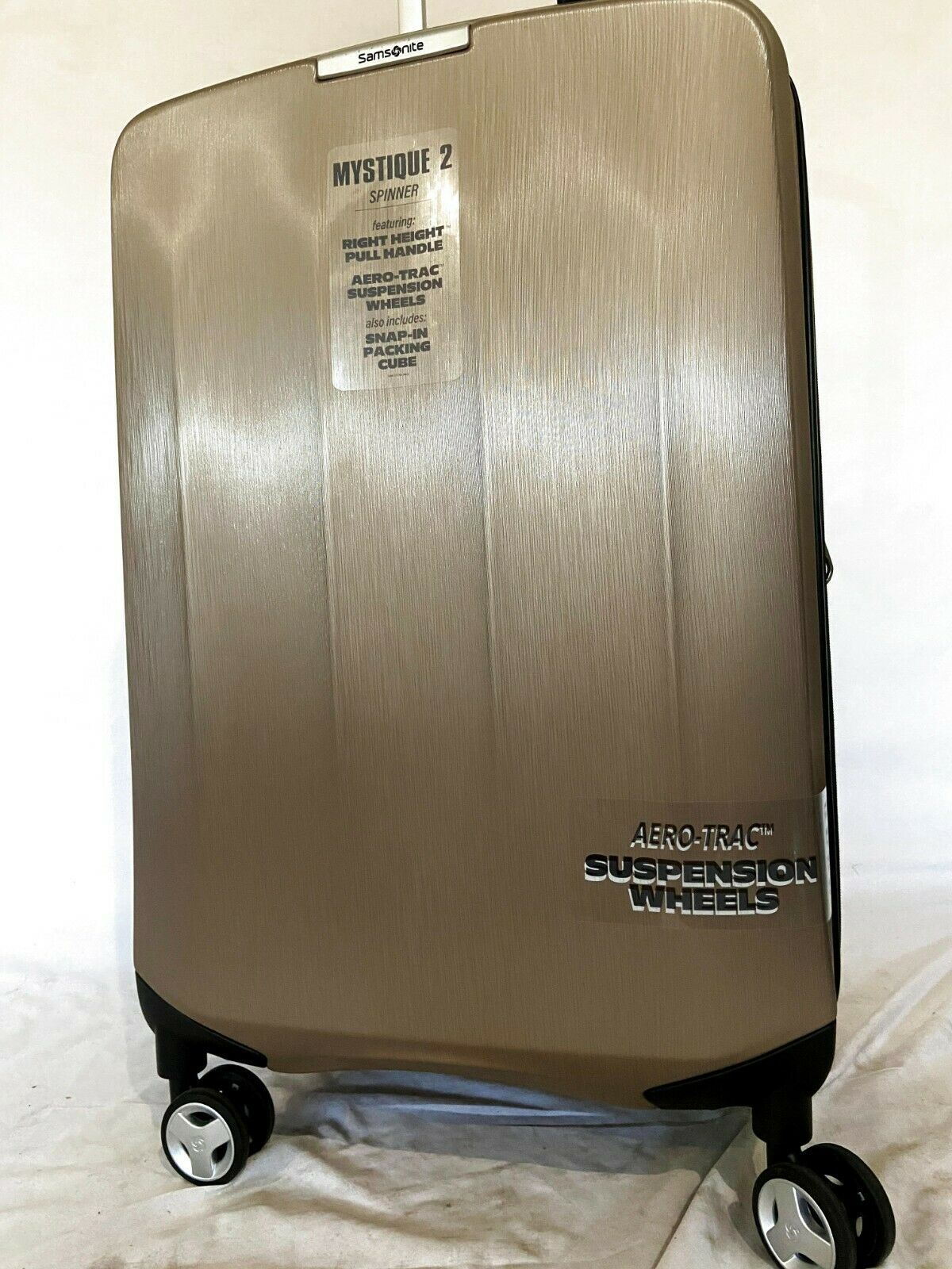 420 Samsonite Mystique 2.0 25 Hardside Spinner Luggage Gold Suitcase evorr