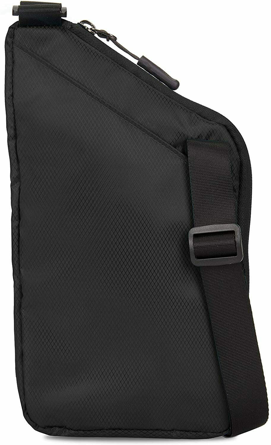 $120 Travelon: World Travel Essentials Slim Crossbody Bag Black– evorr.com