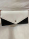 New Steve Madden Women's Black White Bifold Wallet Colorblock Coin Purse