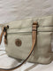 $109 Giani Bernini Women Pebble Tote Shoulder Bag Ivory Medium Size