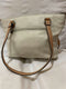 $109 Giani Bernini Women Pebble Tote Shoulder Bag Ivory Medium Size