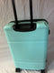 $460 iPack Glide Hard Side Luggage 25" Check in Suitcase Aqua Blue