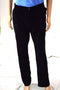 Club Room Men's Cotton Black Solid Flat Front Regular Fit Corduroy Pant 38 X 32 - evorr.com