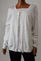 Karen Scott Women's Long-Sleeve White Pointelle Knit Cardigan Sweater Top L