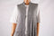 Alfani Women's Sleeveless Gray Open Front Marled Vest Cardigan Shrug Top M