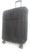 $300 New Delsey Helium 360 25" Expandable Spinner Suitcase Black Luggage