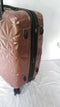 $380 Aimee Kestenberg Geo Edge 24" Hardside Expandable Spinner Luggage Rose Pink