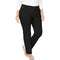 New Charter Club Women Slim Leg Chino Pants Stretch Black Plus 18W - evorr.com