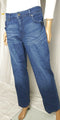 New Style&Co. Women's Tummy Control Straight Leg Jeans Denim Blue Petite 16WP - evorr.com