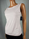 Karen Scott Women Sleeveless Baby Pink Cotton Boat Neck Tank Blouse Top Petite S - evorr.com