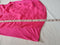 New Style&Co Women Sleeveless Hot Pink Split Neck Embroidery Blouse Top Petite S - evorr.com