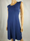 $89 Style&Co. Women Blue Sleeveless Scoop Neck Swing Tunic Dress Stretch Plus 1X - evorr.com