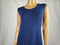 $89 Style&Co. Women Blue Sleeveless Scoop Neck Swing Tunic Dress Stretch Plus 1X - evorr.com