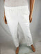 KAREN SCOTT Women Comfort Waist Dress Pants White Pull On Short Length Petite L - evorr.com