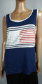 New TOMMY HILFIGER Sport Women Knotted Striped Sleeveless Knit Top  Blouse 2XL - evorr.com