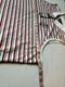 TOMMY HILFIGER Women White Striped 1/2 Zip Sleeveless Polo Blouse Top Plus 3X - evorr.com